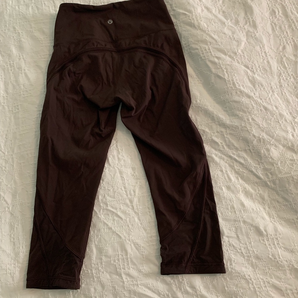Deep purple lululemon leggings